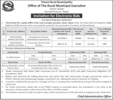 invitation for electronic bids